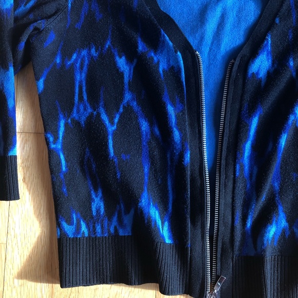 3/$30 3/4 sleeve zip cardigan small petite - Picture 2 of 3